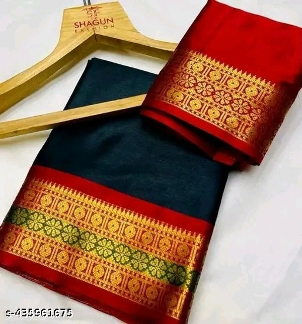 Cotton Silk Sarees - Free Size (Saree Length Size: 5.5 m, Blouse Length Size: 0.8 m), 8