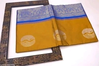 Banarasi Silk  SAREE - Free Size (Saree Length Size: 5.5 m, Blouse Length Size: 0.8 m), 4
