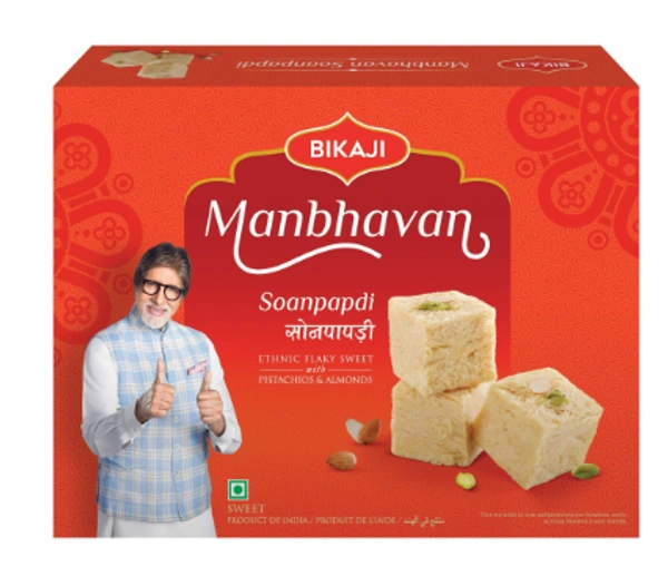 Bikaji Soan Papdi Manbhavan - 500 g