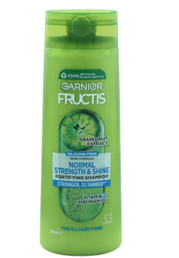 Garnier Fructis Strength and Shine 2 in 1 Shampoo Strengthens Hair from Root and Shine - 315 ml