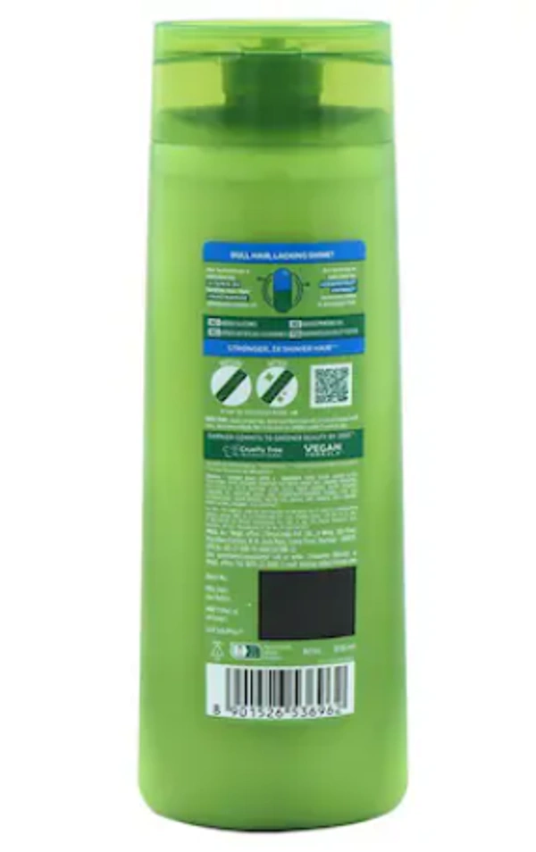 Garnier Fructis Strength and Shine 2 in 1 Shampoo Strengthens Hair from Root and Shine - 315 ml