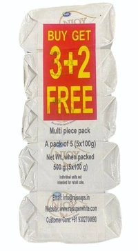 Njoy Mil & Almond Bath Soap , Buy 3 Get 2 Free - 5N x100g