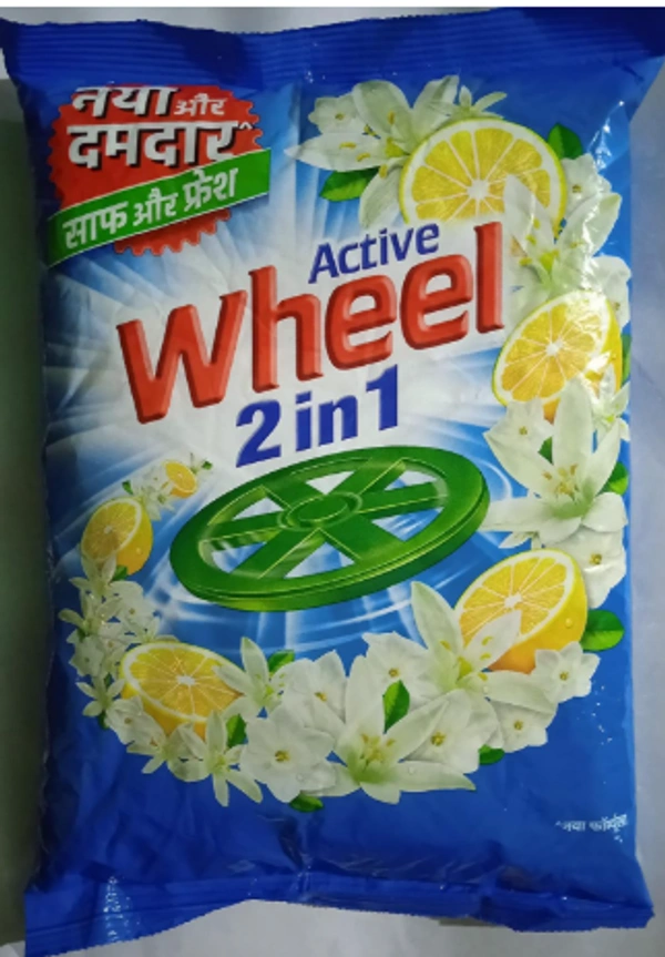 Active Wheel 2 in 1 washing powder - 2 Kg