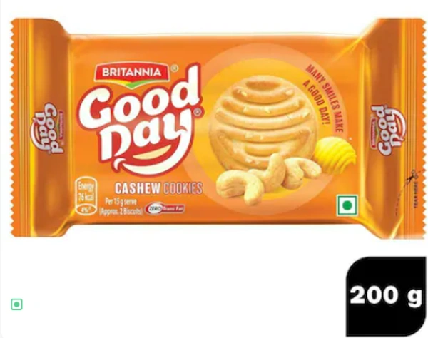 Britannia Good Day Cashew Cookies 200 g - Pac