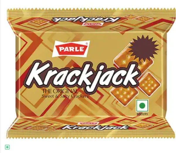 Parle Krack Jack Sweet & Salty Biscuits 56.7 g + 6.3 g - Pack