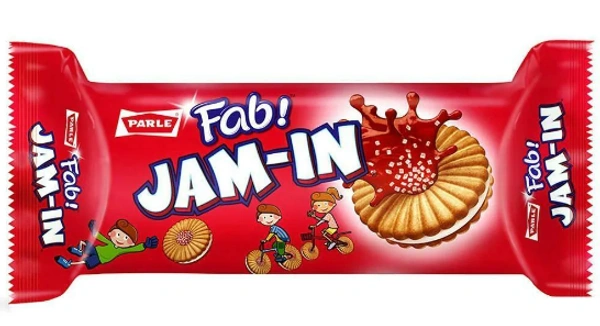 Parle Fab Jam In Cream Biscuits 55 g  - pack