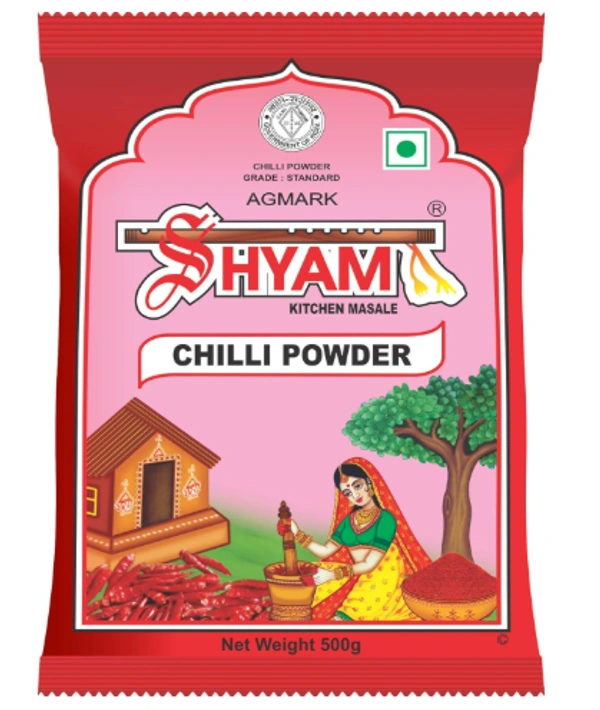 SHYAM Mirchi ( मिर्च ) Powder,  - 500 gm