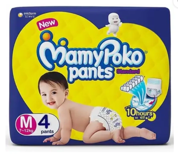 MamyPoko Standard Diaper Pants Medium, 4 Count - Medium