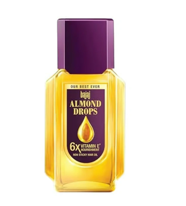 Bajaj Almond Drops Non-Sticky Hair Oil  , 114 ml - 
