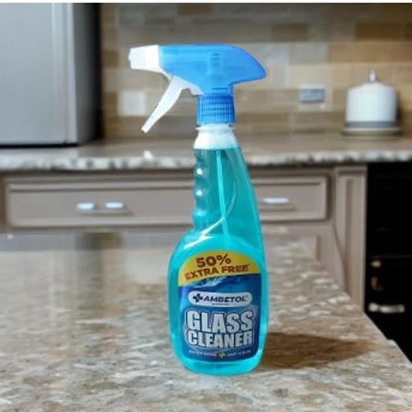 Ambetol Glass And Surface Cleaner Liquid Spray  , 750 ml - 