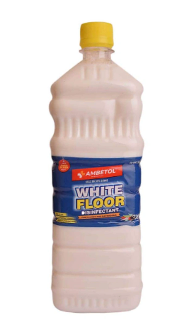 Ambetol White Floor Cleaner Phenyl Disinfectant For Floors And Bathroom , 1 ltr, 1 ltr. - 