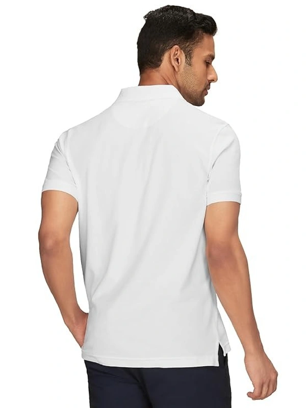 Stylish Ghost Printed White Polycotton Polos T-Shirt For Men - M, White