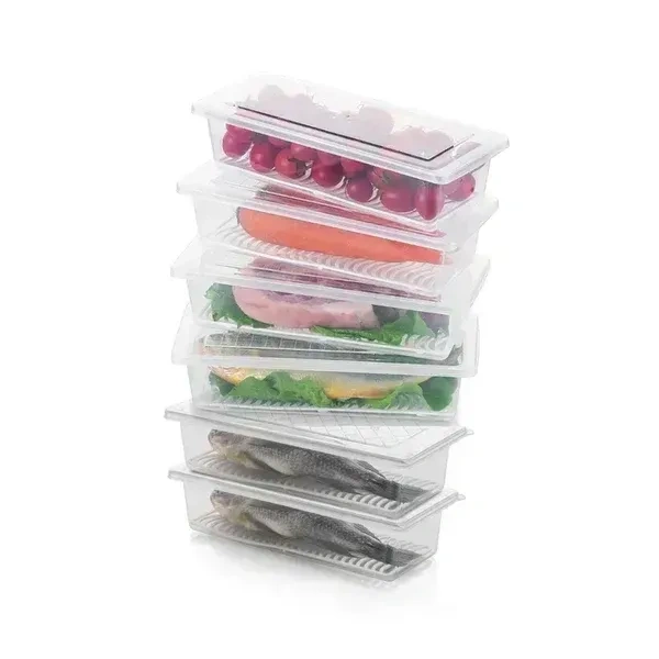 Freezer Storage Containers for Vegetables & Fruits, Pack of 6, 1500ml