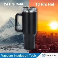 nsulated Tumbler with Lid and Straw 1200ml Travel Mug Leakproof Double-Walled Vacuum Sealed Thermal Cup for Hot & Cold Drinks, beverage, Reusable Coffee Mug for Office Gym Outdoor (Rose Quartz Pink )