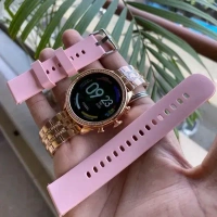 Round Rose Gold Fossil Gen 9 Diamond Edition Smartwatch