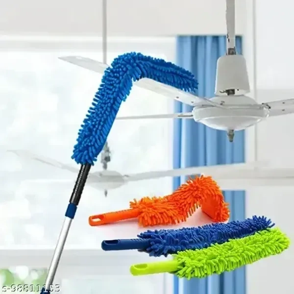 SHOPPERSKY DRUCILA Feather Microfiber Duster Magic Dust Cleaner Fit Cleaning Brush for Home Office Cleaning Tools (Multicolour)