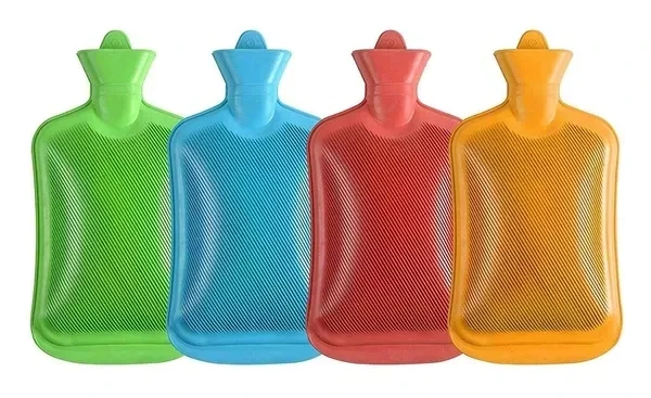 jaisvik Premium Classic Rubber Hot Water Bottle, Great for Pain Relief, Hot and Cold Therapy (2 Liters, Multicolor) Hot Water Bottel 2 L Hot Water Bag (Multicolor)