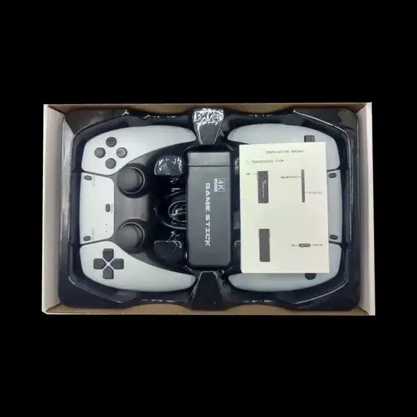 Wireless Plug and Play Game Stick with 64GB SD Card Built in 20000+ Games, 23 Classic Emulators, 4K High Definition HDMI Output , 2.4G Wireless Controllers Tv Video Game by Trend YourStyle