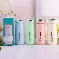 Nice Vacuum Insulated Stainless Steel Water Bottles, Random Color, Pink and White, 700ml