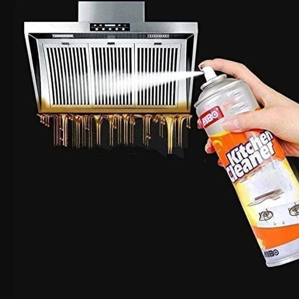 Tesoriq Multipurpose Bubble Foam Cleaner Kitchen Cleaner Spray Oil & Grease Stain Remover Chimney Cleaner Spray Bubble Cleaner All Purpose Foam Degreaser Spray (500 Ml)