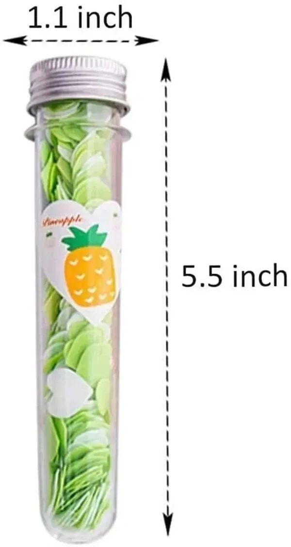 Crafty Cuddle Flower Design Tube Shape Bottle Paper Soap Clean Soft Bath For Travel (Pack Of 2)(ASSORTED)