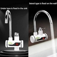 Instant Electric Water Heaters Faucet Tap Hot Tap Home-Kitchen Water Heating Instantaneous Water Heater Tank less for Tap,LED Electric Head Water Heater (3000W) (MULTI)