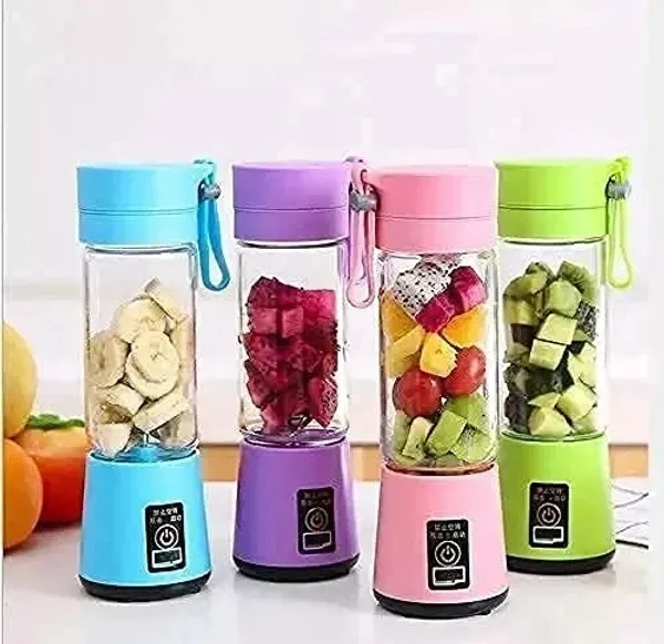 Farberware 6 Blades Rechargeable Portable Electric USB Juice Maker Machine,Blender for Smoothie&Juices,Juicer Bottle Blender,Grinder Mixer,Fruit Juicer for All Fruits&Vegetables Juicer (Multi Colour)