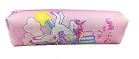Unicorn Pencil Pouch Soft Shine Cute Pencil Case Geometry Box for Girls Storage Bag Travel Pouch School Stationery