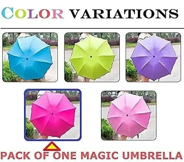 Kixre Magic Umbrella Changing Secret Blossoms Occur with Water Magic Print 3 Fold Umbrella for Girls,Magic Umbrella, Magic Rain Umbrella for Sun UV Protection and Rainy Season