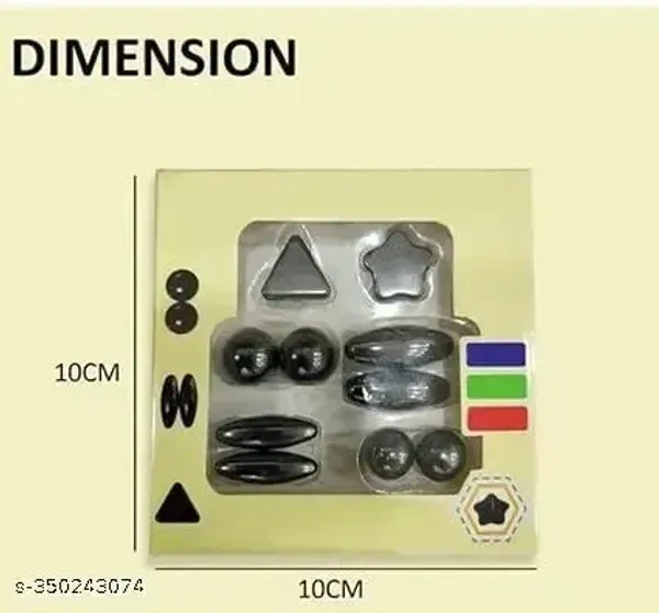 9 Pcs Kids Magnet Match Rings Game for Educational and Teamwork Matching Skills Fun with Friends Pack of 1