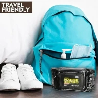 TCCO Natural Sneaker & Shoe Cleaner Wipes - 1 Packs of 80 - Portable Sneakers Cleaner Shoe Wipes Quickly Remove Dirt & Stains - These Disposable Shoe Cleaning Wipes Can Be Used On Footwear
