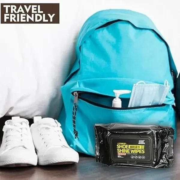 TCCO Natural Sneaker & Shoe Cleaner Wipes - 1 Packs of 80 - Portable Sneakers Cleaner Shoe Wipes Quickly Remove Dirt & Stains - These Disposable Shoe Cleaning Wipes Can Be Used On Footwear