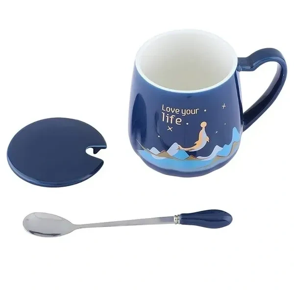400 ml Love Your Life Coffee Mug, Mugs for Coffee,