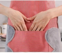 Kitchen Aprons for Women - Waterproof Cooking Apron with Pocket - Oil Proof, Adjustable, and Comfortable Apron for Home, Kitchen, Garden, Restaurant