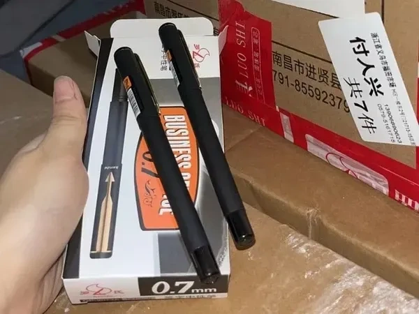Shreya Digital Gel Pen luoshi 0.7 MM luoshi Professional Gel Pen Matte Black Roller Smooth Gel Pen Gift use Office School and Collage