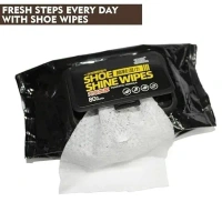 TCCO Natural Sneaker & Shoe Cleaner Wipes - 1 Packs of 80 - Portable Sneakers Cleaner Shoe Wipes Quickly Remove Dirt & Stains - These Disposable Shoe Cleaning Wipes Can Be Used On Footwear