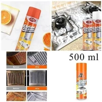 Tesoriq Multipurpose Bubble Foam Cleaner Kitchen Cleaner Spray Oil & Grease Stain Remover Chimney Cleaner Spray Bubble Cleaner All Purpose Foam Degreaser Spray (500 Ml)