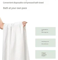 Magic Compressed Tissue Disposable Towel Tablet Coin Expands with Water Portable Face Care, Hand Towel