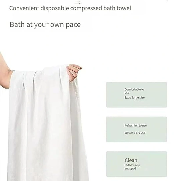 Magic Compressed Tissue Disposable Towel Tablet Coin Expands with Water Portable Face Care, Hand Towel