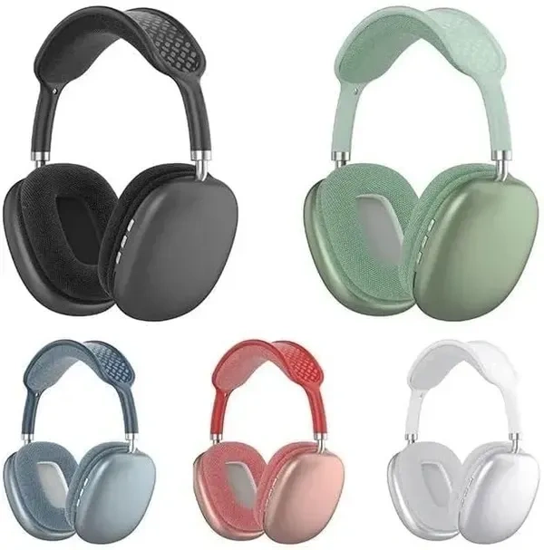 Wireless P9 Bluetooth 5.1 Headphones | Over Ear Headphones | Noise Cancelling Mic, Adjustable Design, 24 Hours Battery Life, Hi-Fi Sound, Wireless Headset for Music & Calls