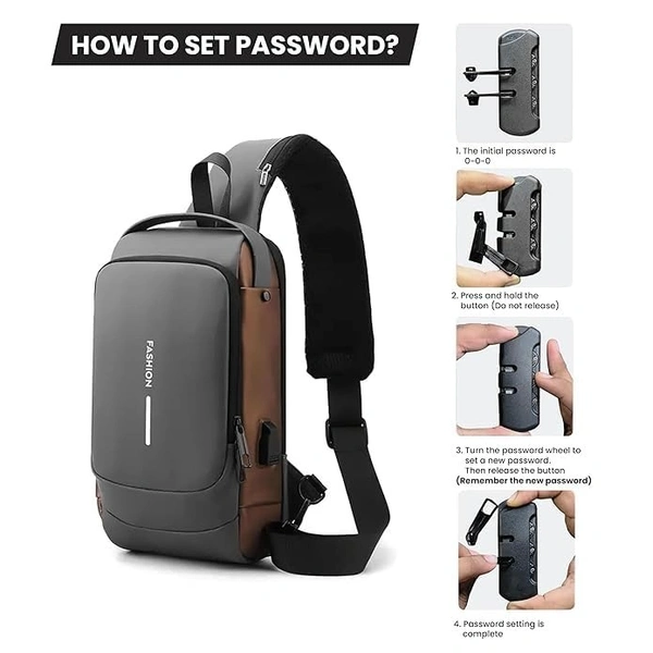Modish Trendy & Stylish Shoulder Crossbody Sling Bag, Black, Fits Phone, Converts to Backpack (Black)