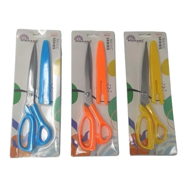 Multi Purpose Tailoring Scissors With Safety Cap Size: 4.5Inch