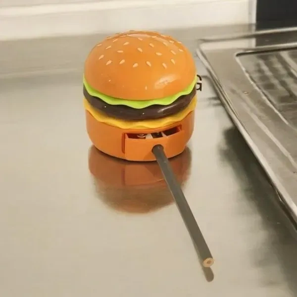 ₹ Burger Lamp Rechargable Desk/Table Lamp Light with Sharpener – Stylish and Functional Lighting Solution for Your Home and Office