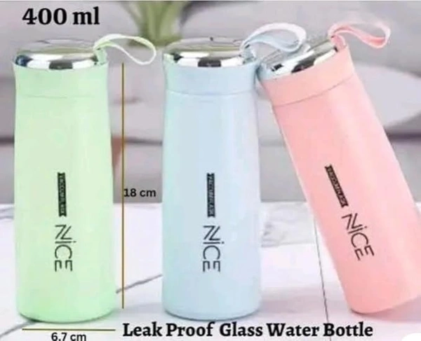 Nice Vacuum Insulated Stainless Steel Water Bottles, Random Color, Pink and White, 700ml