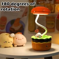 ₹ Burger Lamp Rechargable Desk/Table Lamp Light with Sharpener – Stylish and Functional Lighting Solution for Your Home and Office