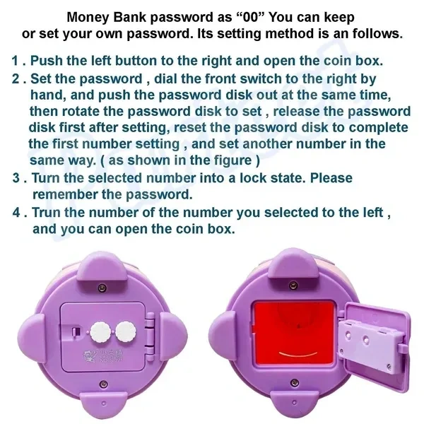 Space Piggy Bank for kids with lock and key,Birthday and Return gifts Space Piggy Bank