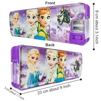Multipurpose Magnetic Pencil Box with LED Lamp and Sharpeners