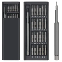 24 in 1 Mini Screwdriver Set with Case, Small Screwdriver Set of Flathead Screwdrivers Magnetic Micro Screwdriver Kit, Screwdriver Set for Electronics、Jewelers, PC, Glasses, Watch. Phone