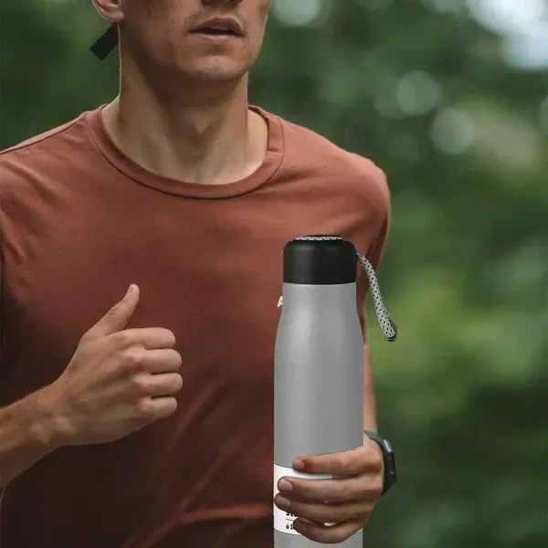 BENTO BLISS Hydra Stainless Steel Insulated Water Bottle 510 ml | Double Wall Vacuum Insulated Flask, Black | 10 Hrs Hot & 20 Hrs Cold | Best for Corporate Gifiting