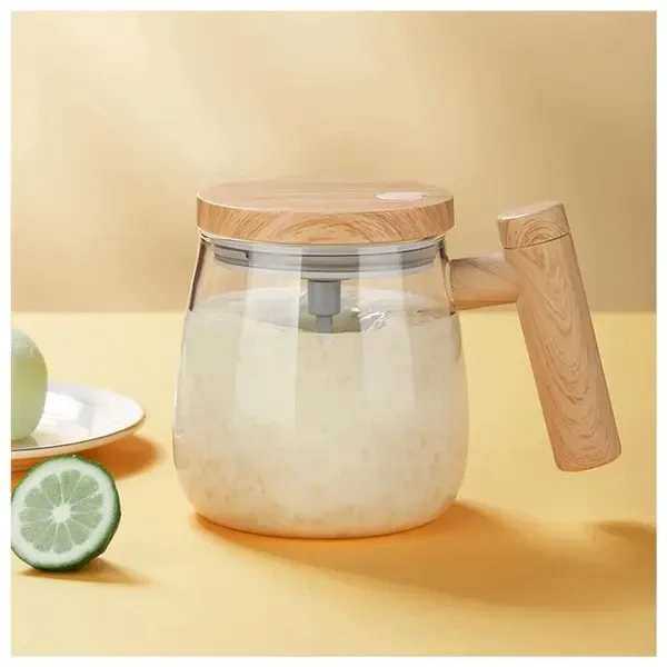 Self Stirring Electric Automatic Mixing Coffee Cup with Lid for Various Purposes Coffee/Milk/Juice/Protein Powder at Home/Office/Travel. (400 ml)